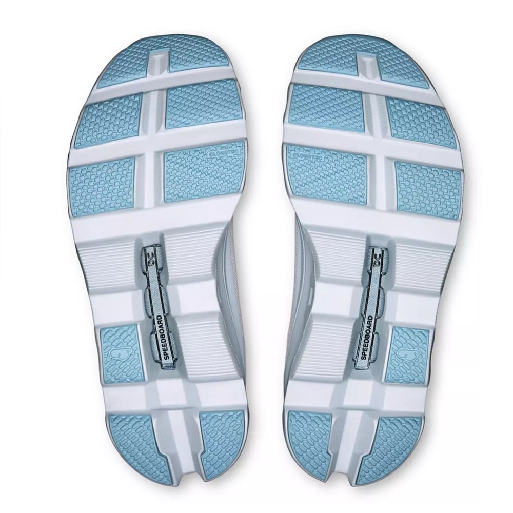 White and Blue CloudTec Sneakers - Picture 2 of 7